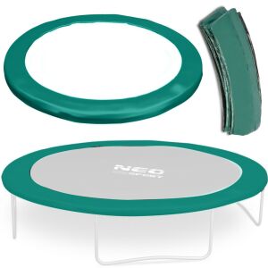 Neo-Sport 12ft Trampoline Spring Cover Pad, Green Safety Padding - Trampoline Part