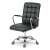 Benton black office chair with adjustable height, swivel base, and armrests