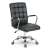 Benton black office chair with adjustable height, swivel base, and armrests