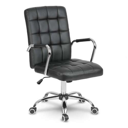 Black Benton office chair with adjustable height and tilt mechanism