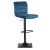 Sofotel Drava Bar stool with backrest - Blue, Black  111923723