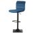 Sofotel Drava Bar stool with backrest - Blue, Black  111923723