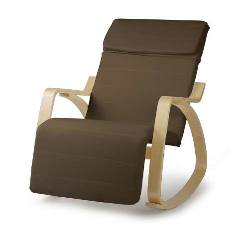 Barna Suzi hintaszék lábtartóval