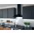 Berdsen Cooker hood, 350m3/h, 3 speeds, LED lighting, Energy class B, Black 97400064