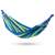Malaga double hammock, blue and green striped