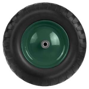 Koło Humberg 4.00-8 do taczki, zielona felga, czarna opona - Narzędzie ręczne