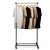 Massido Rolling Clothes Rack with Hanging Shirts