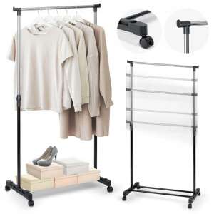 Massido Coat Rack - Black, Silver
