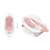 Ricokids foldable baby bathtub dimensions, pink and white