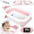Baby Bath Tub with Thermometer rk-282 white and pink 94200391