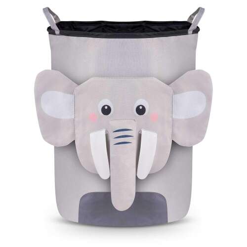 Nukido košík na hračky s sivým slonom