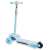 Ricokids light-up scooter with adjustable handlebar, blue