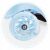 Ricokids light blue three-wheel scooter wheel close-up