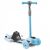 Ricokids light blue three-wheel scooter with 35kg weight limit