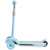 Ricokids light-up scooter with adjustable handlebar, blue, side view