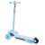 Ricokids light-up scooter with adjustable handlebar, blue