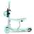 Ricokids 3in1 mint and grey scooter with seat and ladybug basket