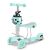 Ricokids 3in1 háromkerekű Roller világítós kerekekkel - Menta, Szürke 97399261