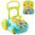 Ricokids 2 în 1 Baby Walker, turcoaz, cu panou de joacă interactiv, lumini și sunete