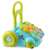 Ricokids 2in1 Baby Walker, turquoise blue, side view, with interactive play panel