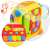 RicoKids Activity Cube RK-747 educational toy for babies, close-up of the piano side of the cube