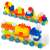 Blocuri de construcție RicoKids RK-761, tren construit din blocuri, blocuri colorate