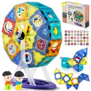 Ricokids Mágneses blokkok, körhintával - Kék, Sárga 94200804 - Ricokids