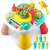 RicoKids RK-821 Educational Activity Table with Piano, Bird, Train, and Caterpillar Toys
