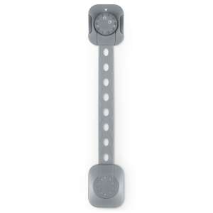 Gray cabinet strap lock with adjustable length, Ricokids brand - Ricokids