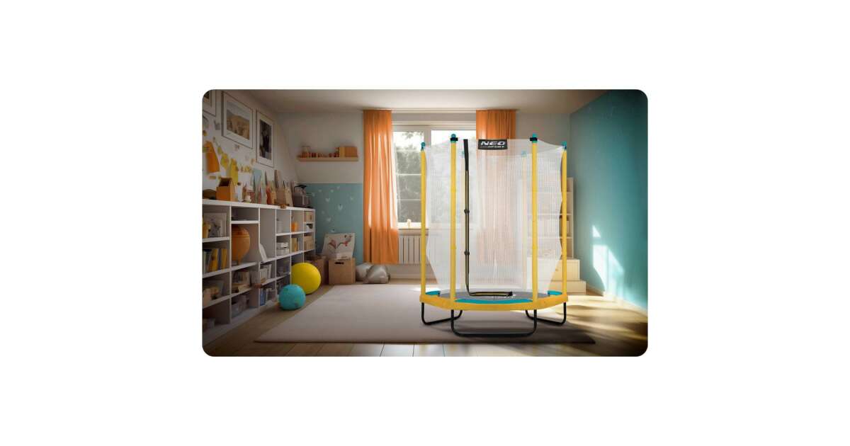 Detská záhradná trampolína 140cm 4,5ft neo-sport 94201208
