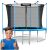 Neo-Sport indoor trampoline with ladder 183cm - Blue 94201329