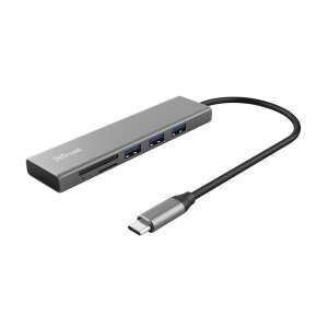 Trust Halyx USB-C Hub s 3 portami USB-A a čítačkou kariet SD/micro-SD - USB rozdeľovače