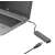 Trust 23328 Halyx 4 portos USB-C - USB-A Hub laptophoz csatlakoztatva