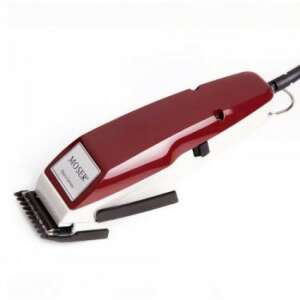 Moser 1400 Hair Clipper - Burgundy, angled view - Hair clippers