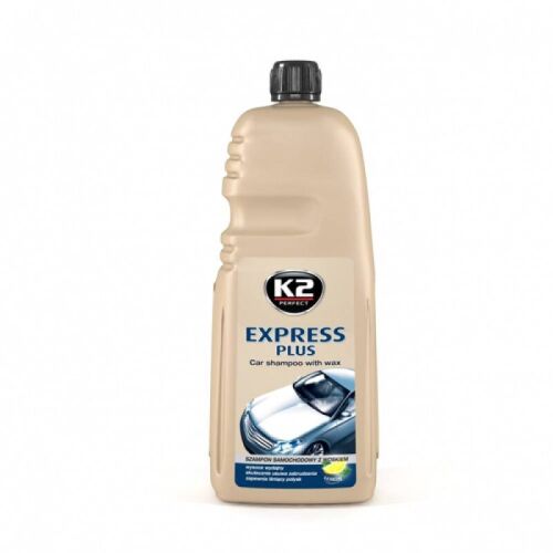 K2 Express Plus autósampon wax-szal, 1 literes flakon