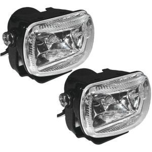 Carpoint set lumini de conducere dreptunghiulare 12V, 2 bucăți, albe. Lumini auto auxiliare pentru vizibilitate îmbunătățită. - Lumini auto