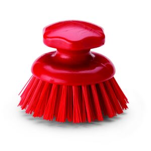 Igeax Ergonomikus Súrolókefe, Kör alakú, Közepes sörték, Piros - Igeax
