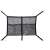 Black trampoline storage net with two pockets