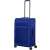 Samsonite Airea Spinner 67cm expandable soft-sided medium suitcase in blue, side view