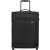 Samsonite Airea Spinner 67cm expandable soft-sided medium suitcase in black, front view