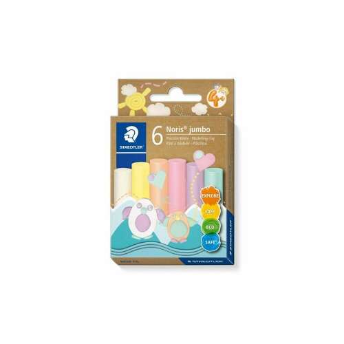 Staedtler Noris Jumbo Gyurma - 6 Pasztell Szín 94208869