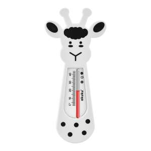 Akuku Giraffen-Badethermometer, schwimmend, weiß, schwarze Punkte, quecksilberfrei - Badezubehör