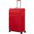 Samsonite Airea Spinner 78cm erweiterbarer Weichschalen-Koffer in Rot