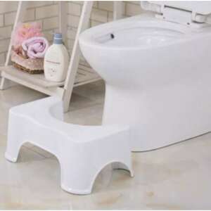 Toalett fellépő gyerekeknek, wc lábtartó felnőtteknek, 42×17×26 cm-es méretben, fehér színben 94220743 