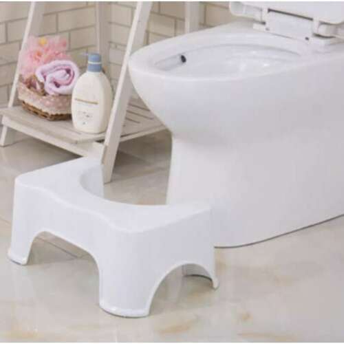 Toalett fellépő gyerekeknek, wc lábtartó felnőtteknek, 42×17×26 cm-es méretben, fehér színben