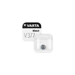 Varta V377 (SR626,SG4,376,AG4) ezüst-oxid gombelem 1db 35452353 Elemek - Gombelem