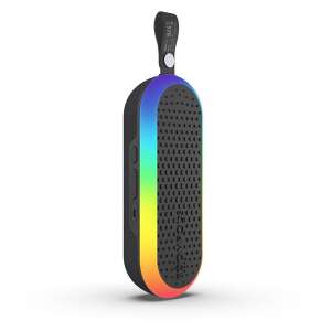 Boompods HALO fekete bluetooth hangszóró szivárványos fényekkel - Boompods