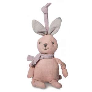 Artesavi rózsaszín zenélő nyuszi plüss játék babáknak, puha és ölelhető, altatódalokat játszik - Artesavi