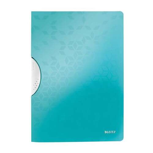 Leitz Wow ColorClip A4 jégkék gyorsfűző mappa