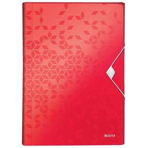 Leitz Wow A4 piros harmonika mappa 6 rekeszes - Harmonika mappa